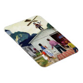 Leren naar vliegen magneet (Rechterzijde)