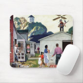 Leren naar vliegen muismat (Met muis)