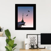 Leren om te vliegen poster (Thuiskantoor)