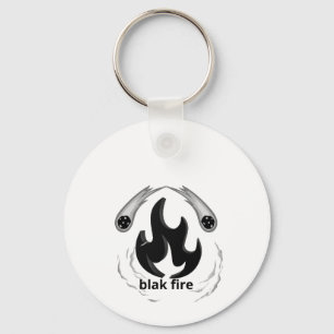 Leren Patch Hoed Sleutelhanger