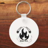 Leren Patch Hoed Sleutelhanger (Voorkant)