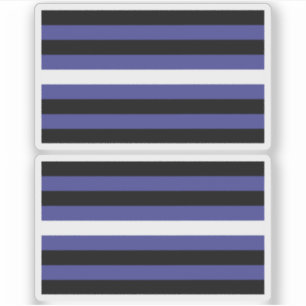 Leren Pride Strepen Sticker