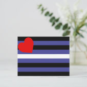Leren Pride-vlag Briefkaart (Staand voorkant)