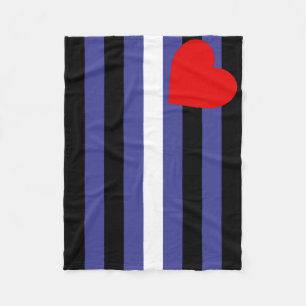 Leren Pride-vlag Fleece Deken