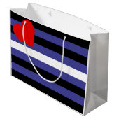 Leren Pride-vlag Groot Cadeauzakje (Achterkant Gekanteld)