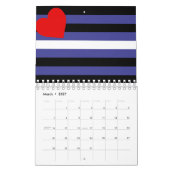 Leren Pride-vlag Kalender (Mar 2027)