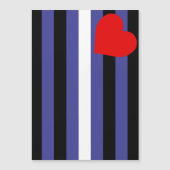 Leren Pride-vlag Magnetische Uitnodiging (Voorkant)