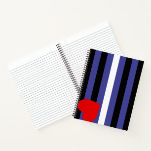 Leren Pride-vlag Notitieboek