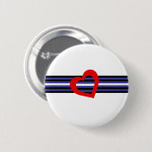 Leren Pride-vlag Ronde Button 5,7 Cm (Voorkant /achterkant)
