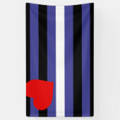 Leren Pride-vlag Spandoek (Verticaal)