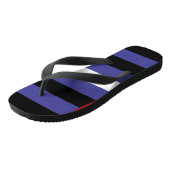 Leren Pride-vlag Teenslippers (Schuin)