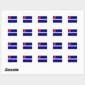 LEREN PROUDVLAG RONDE STICKER (Vel)