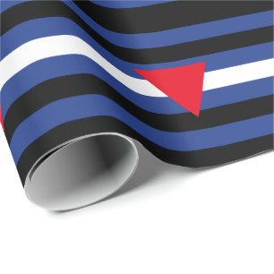 Leren Queer Pride-vlag Cadeaupapier