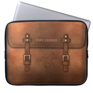 Leren tas van de Pony Express