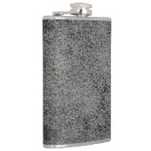 Leren textuur patroon heupfles (Rechts)