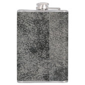 Leren textuur patroon heupfles (Achterkant)