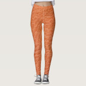Leren textuur patroon leggings (Voorkant)