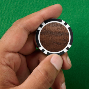 Leren-uitstraling Poker Chips