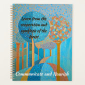 Leren van het bos planner (Voorkant)