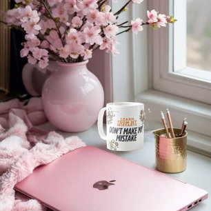 Leren van mijn fouten, Maak mijn fout niet Koffiemok