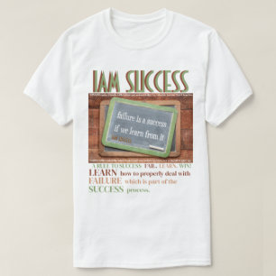 LEREN VAN MISLUKKING T-SHIRT