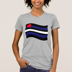 LEREN VLAG WAAIT T-SHIRT