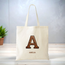 Leren western initiaal monogram A