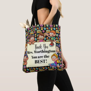 LERER Dank je - ZIE TERUG! CANVAS TAS
