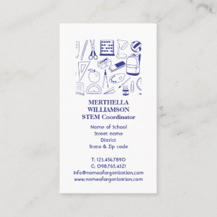 LERER STEM-apparatuur Foto-Visitekaartje Visitekaartje