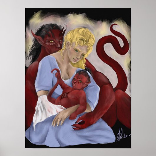 Lerix, Cara en Evol Poster (Voorkant)