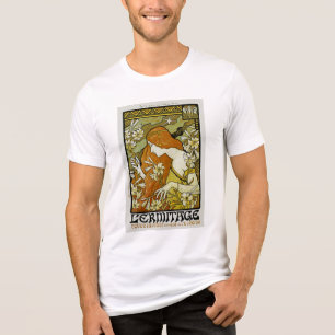 L'Ermitage Art Nouveau Floral Tri-Blend Shirt