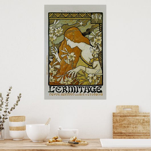 L'Ermitage Poster (Keuken)