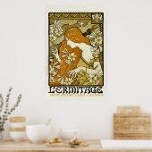 L'Ermitage - Poster Art Nouveau de Paul Berthon (Cuisine)