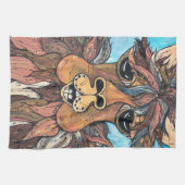 Leroy la serviette de cuisine de lama (Horizontal)