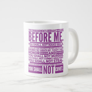 Les 10 commandements Jumbo Mug