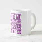 Les 10 Commandements Tasse Jumbo (Devant droit)
