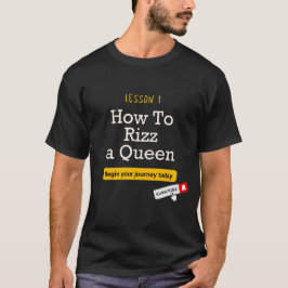 Les 1 - Hoe een koningin te prikken - Donker T-shirt