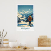 Les 2 Alpes Affiche France 1 (Cuisine)