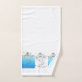 Les 3 Serviettes De Bain Mermaids (Serviette à main)