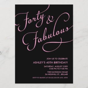 Les 40 Black et les fabuleuses invitations
