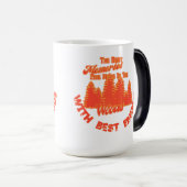 Les 70's Tangerine Camping Souvenirs Magic Mug (Devant droit)