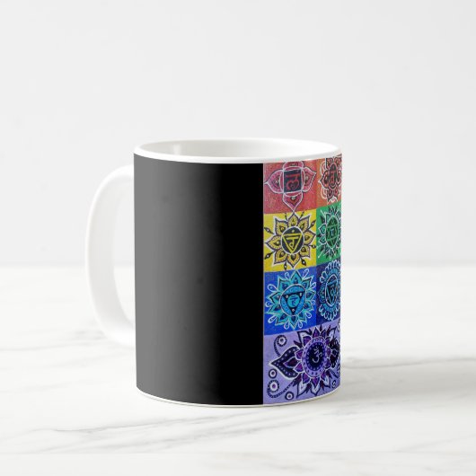 Les 7 Chakras Mug (Devant gauche)