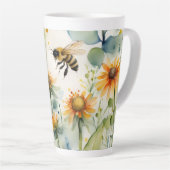 Les abeilles dansent grande Mug (Angle droit)