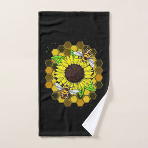 Les abeilles de tournesol hippie
