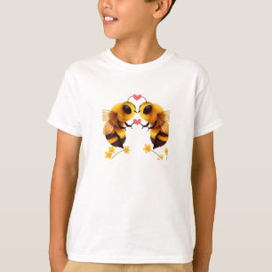 LES ABEILLES EN T-shirt BASE AMOUREUX-Kids