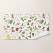 Les abeilles Ladybugs et papillons (Serviette à main)
