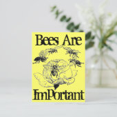 Les abeilles sont une carte postale importante (Debout devant)