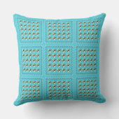 Les abeilles sur le coussin initial bleu (Verso)