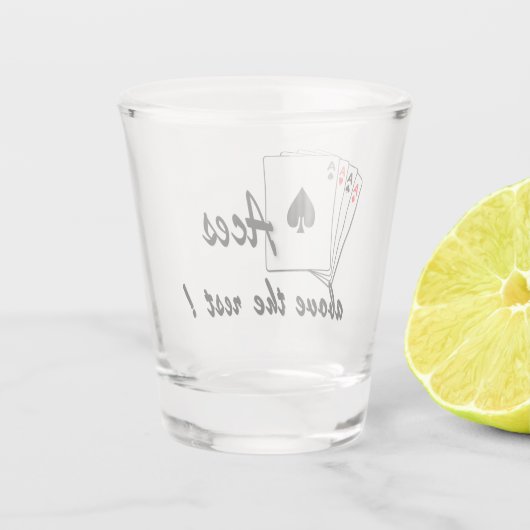 Les accès au-dessus du reste du verre (Dos)