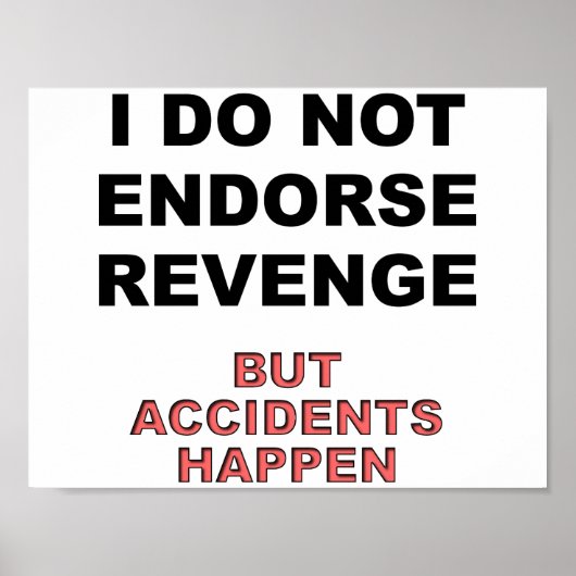 Les accidents se sont produits une affiche drôle (Devant)